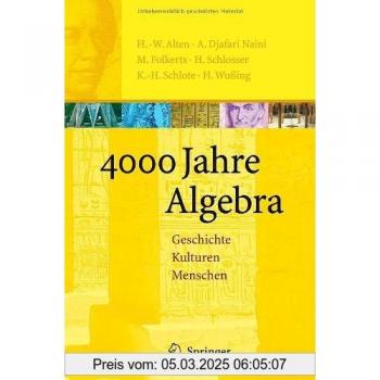 4000 Jahre Algebra: Geschichte. Kulturen. Menschen (Vom Zählstein zum Computer)