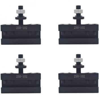 4Pcs Quick Change Tool Post Boring Turning Holder for 6-12 Inch Lathe