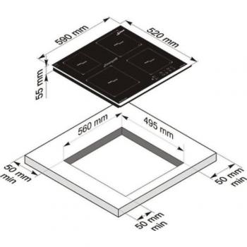 Precision 59-inch Induction Hub