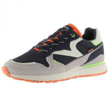 Baskets Victoria 1985 Nylon Fluo Bleu