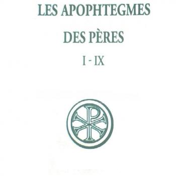Sc 387 les apophtegmes des pères, i