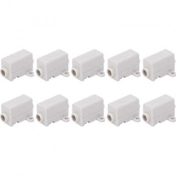 Conector ABS Tipo T con Ranura para Electricistas