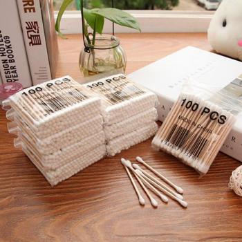 Hisopos de doble cabeza para maquillaje y limpieza