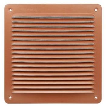 Structure en acier inoxydable 430 : grille recouvrement L228 × H228 mm, trous 195 × 195 mm, adaptée aux environnements intérieurs et extérieurs