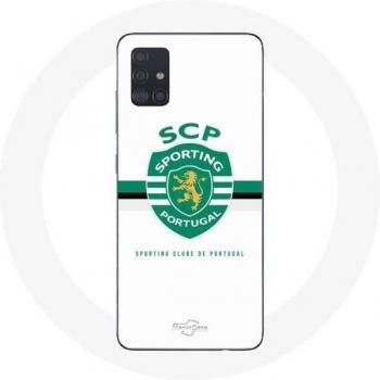 Samsung Galaxy A71 Case with Sporting Portugal Design