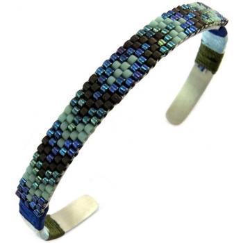 Lily Bracciale Acciaio Blu
