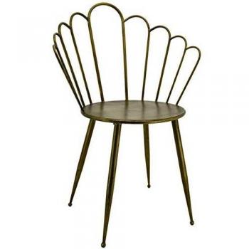 Chaise PEGANE Antique Doré