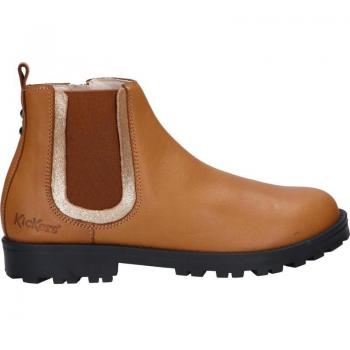 Kickers Grooky Stivali Bambina 830030 Camello Oro EU 25