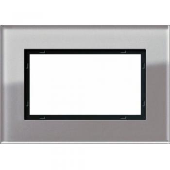 GIRA Abdeckrahmen 1 1 2fach Glas umbra 1001122 (1001122)
