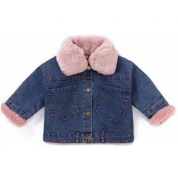 Denim cachemire veste enfant
