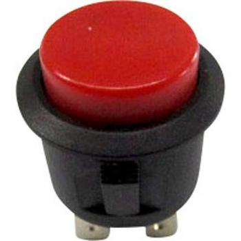TRU Components TC-R13-527A-02RT Drucktaster 250 V/AC 6 A 1 x Aus/(EIN) tastend 1 St