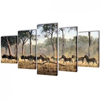 Zebra Artwork Canvas 39 x 20