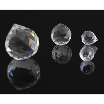 Crystal Faceted Ball Pendants