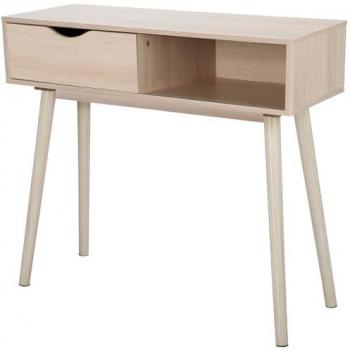 Mesa Consola “Nordic Breeze” – 80x30x72 cm, con cajón