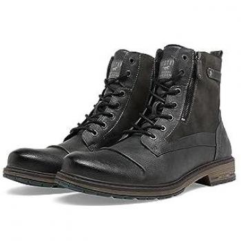 Mustang Herren Schnürboots Schwarz Größe 50