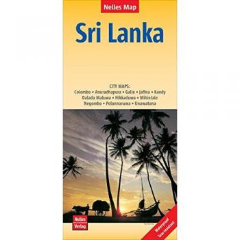 Nelles Map Sri Lanka Polyart-Ausgabe 1:500.000
