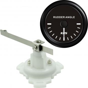 Indicador de Timón KUS Negro 52mm