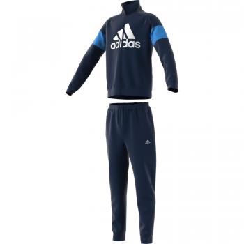 Adidas YB TS BOS Survêtement Garçon, Collegiate Navy White/Real Blue F19/White, FR : XXS
