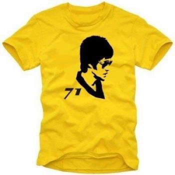 Bruce LEE 71 Yellow Shirt S to XXL