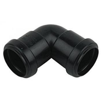 FloPlast 32mm 90 Deg PP Push-Fit Waste Bend