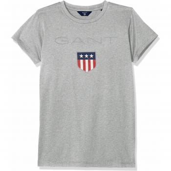 GANT Herren Kurzarm-T-Shirt mit Logoaufdruck