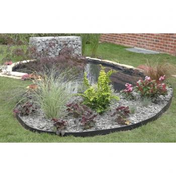 19cm x 15m Black Ubbink Landscape Border (7mm)