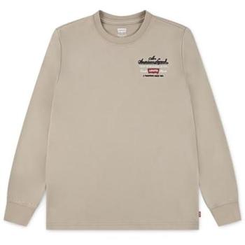 T‑Shirt Levi’s Kids a Maniche Lunghe con Ricamo sul Petto