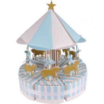 Big Heard Love Brand 8pcs Carousel Box Party Favors