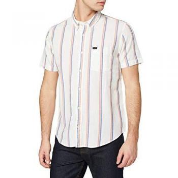 Camisa Casual de Lee, Rojo (Paprika Ni), XXXL para Hombre