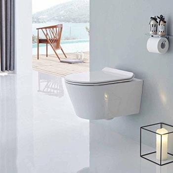 Bernstein Inodoro Suspenso CH1088 Tapa Plana SoftClose