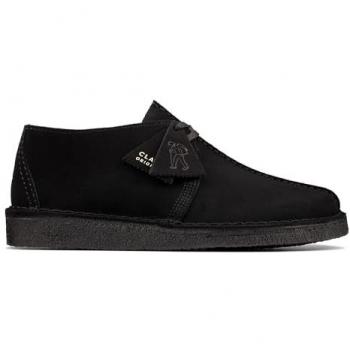 Clarks Originals Desert Trek Suede Black Shoes