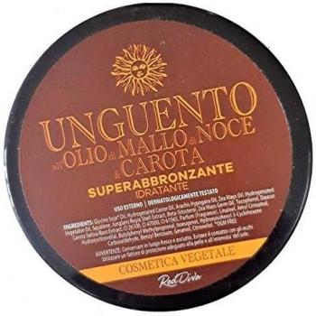 Red Diva Unguento Super Abbronzante Olio Mallo Noce Carota Vegetale Idratante
