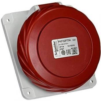 Base de empotrar 32A 3P+TT 380-415V resistente al agua IP67