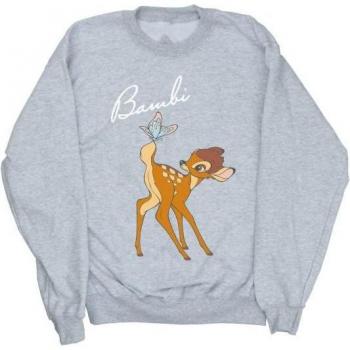 Disney Women's Bambi Sweatshirt with Butterfly Tail