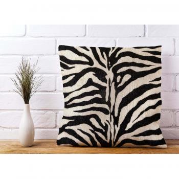 Tiger Majesty Throw Pillow – White