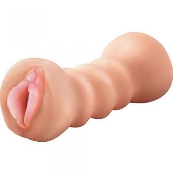 Masturbateur Vagin et Anus Flip Me Over Beige 15 cm