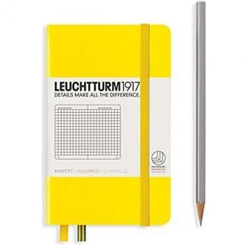 LEUCHTTURM1917 Pocket Notebook A6 Squared Lemon
