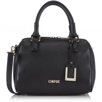 CINQUE Sac à main Roberta noir en cuir pour femme 91746