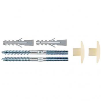 Fischer 75 mm Waschtischbefestigung, WST140K, Set für 1 Waschbecken