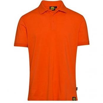 Diadora Arancio Polo Manica Corta L