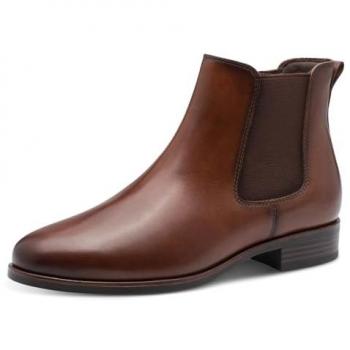 Tamaris Chelseaboots mit Blockabsatz – Basic – Antik Finish