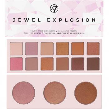 Joias W7: Palette Explosão Dourada, Dupla Face e Sombras – 26g