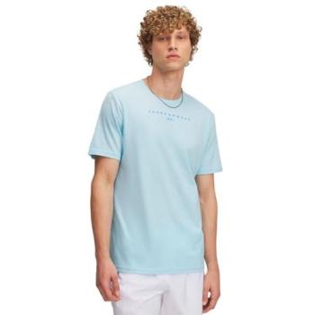 Stream/Ether Blue Stacked Logo Top – Men’s
