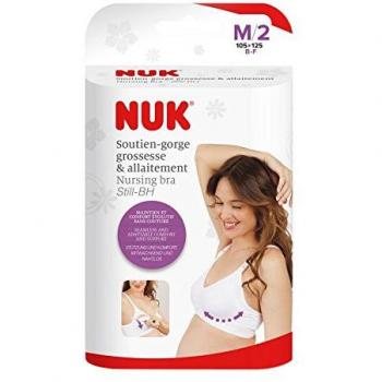 Nuk T2 Soutien Allaitement Blanc et Ajustable