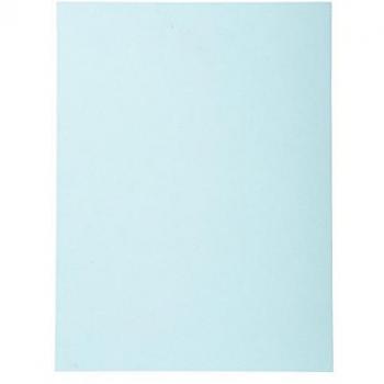 Subcarpetas de cartulina Exacompta Forever 180, tamaño folio, color azul claro, paquete de 100 unidades