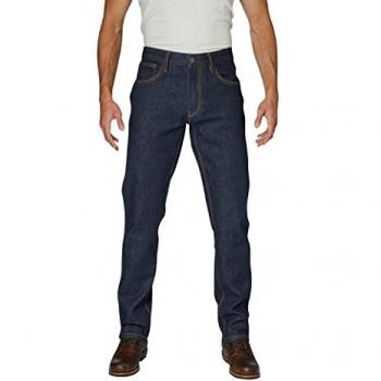 Jeans Rokker Revolution Tapered Slim Blu per Moto Taglia 40