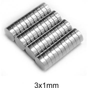 Imanes de Neodimio 3x1mm N35