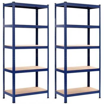 Estantería de Acero y MDF para Despensa y Lavandería