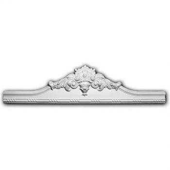 Decorative Rococo Baroque White Door Surround Pediment 154015