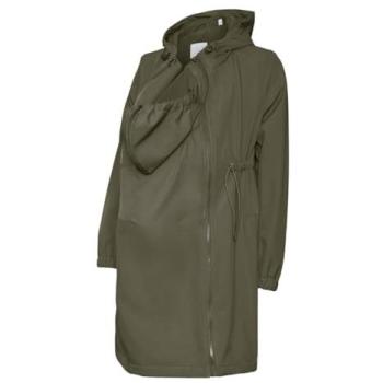 MAMALICIOUS Cappotto Verde Scuro 3in1 Softshell per Mamma